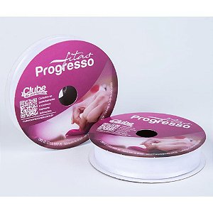 Fita Voal com Cetim 15MM 10M Branco (7891521390878)