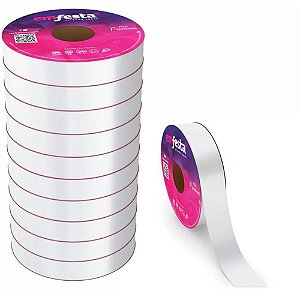 Fita Poli Lisa 15X50M Branca Pacote com 10