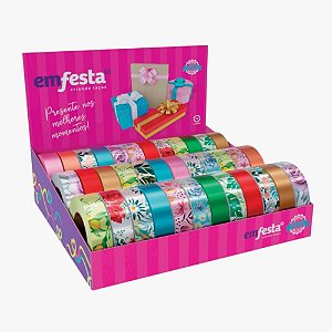 Fita Poli Decorada 15MMX10M Garden (S) CX com 36
