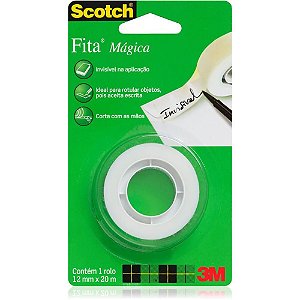 Fita Invisível SCOTCH 810 12MM X 20M Corta Fácil