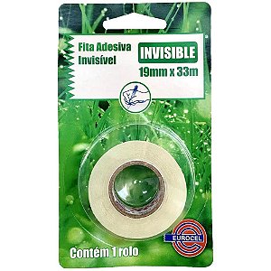 Fita Invisível 19MM X 33M - Blister com 01 Unidade