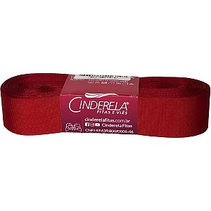Fita de Gorgurão 22MM 10M Vermelho