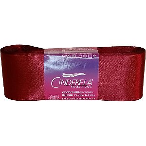 Fita de Cetim 38MM X  10M Vinho