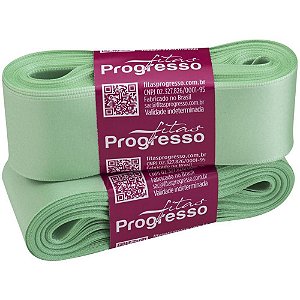 Fita de Cetim 38MM 10M Verde Suave