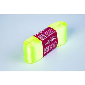 Fita de Cetim Simples Face 38MM X 10M Verde Neon 280