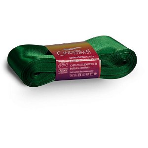 Fita de Cetim 38MM 10M Verde Bandeira