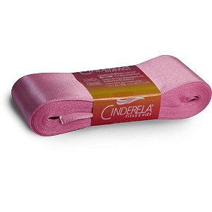 Fita de Cetim 38MM X  10M Rosa Chiclete