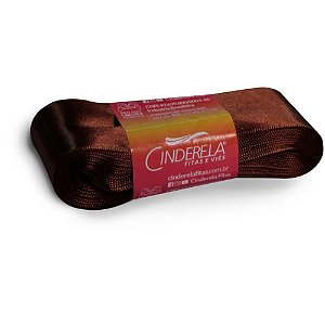 Fita de Cetim 38MM 10M Marrom