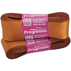 Fita de Cetim 38MM 10M Caramelo