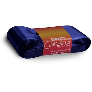 Fita de Cetim 38MM X 10M Azul Marinho