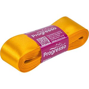 Fita de Cetim 38MM 10M Amarelo Ouro 038