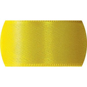 Fita de Cetim 38MM 10M Amarelo Gema 763