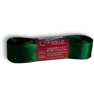 Fita de Cetim 22MM 10M Verde Bandeira
