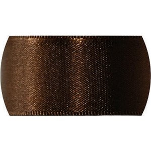 Fita de Cetim 22MM Marrom Café 340 – 10 Metros