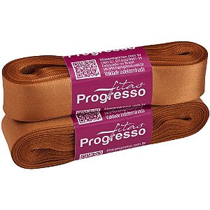 Fita de Cetim 22MM 10M Caramelo