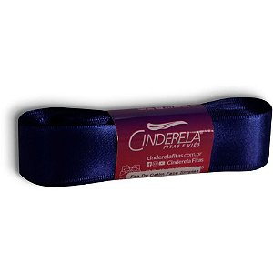 Fita de Cetim 22MM 10M Azul Marinho