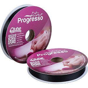 Fita de Cetim 15MM 50M Preto 219
