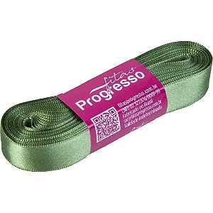 Fita de Cetim 15MM 10M Verde Militar