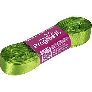 Fita de Cetim 15MM 10M Verde Folha