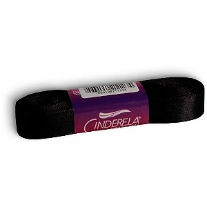 Fita de Cetim 15MM X 10M Preta