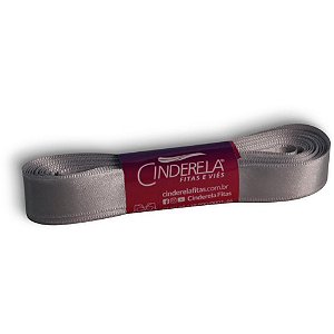 Fita de Cetim 15MM 10M Prata