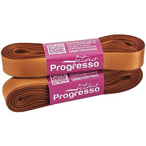 Fita de Cetim 15MM 10M Caramelo