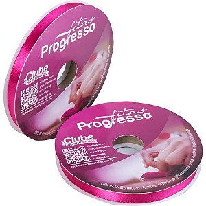 Fita de Cetim 10MM 50M PINK - Fitas Progresso