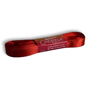Fita de Cetim 10MM 10M Vermelho Paixão