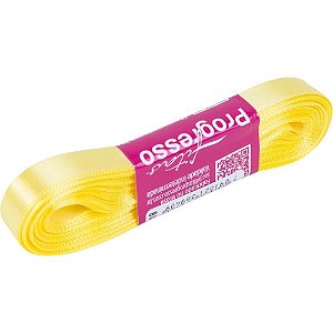 Fita de Cetim 10MM 10M Amarelo Canario