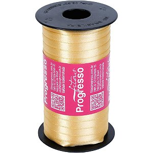 Fita de Cetim 07MM X 100M Ouro 228