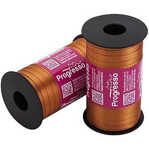 Fita de Cetim 07MM 100M Caramelo