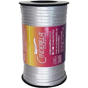 Fita de Cetim 04MM 100M Prata