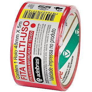 Fita de ALTA Resistência Silver Tape Vermelha 48MM X 5M