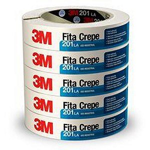Fita Crepe SCOTCH 201LA Branca 18MMX50MT PCT com 06