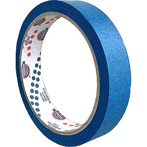 Fita Crepe 19MMX20M Azul