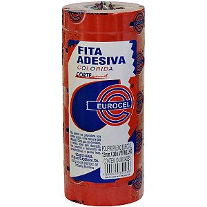 Fita Adesiva PP 2000 12MMX30M Vermelha PCT com 10