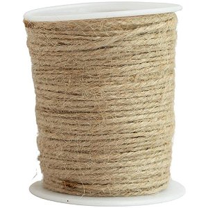 Fio de Juta 2MM Natural - Rolo com 50M