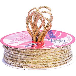 Fio de Juta 20M CRU com Dourado 1