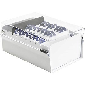 Fichário de Mesa com Base de AÇO 3X5 BR/CR