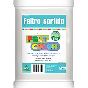 Feltro 70X50CM 180G Branco