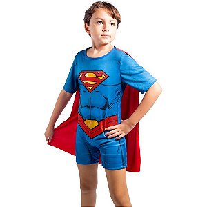 Fantasia Superman P 3 a 5 ANOS