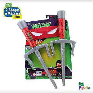Fantasia Acessório KIT Ninja com Máscara 34CM