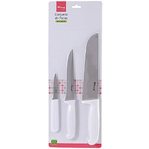 Conjunto de Facas ASTRA INOX 3 Peças
