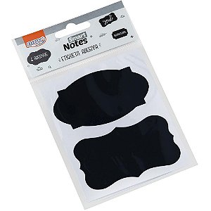 Etiqueta Adesiva SMART Notes Formas Preto 3FLS
