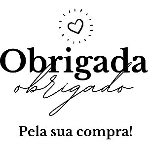 Etiqueta Adesiva Lacre "obrigada Pela Sua Compra" - Rolo com 1000 Unidades, 50MM de Diâmetro
