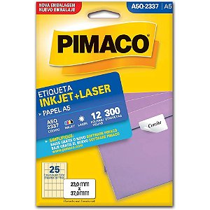 Etiqueta A5 A5Q-2337 12 FLS 23,0 X 37,0 MM CTCOM 300