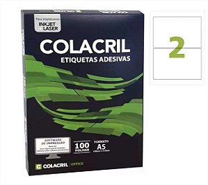 Etiqueta A5 98X138,5MM 100 Folhas PCT com 200