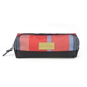 Estojo de Tecido UP4YOU You GO Grande 1 Zíper Vermelho