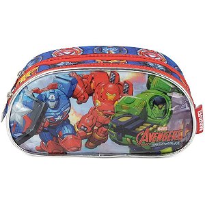 Estojo Tecido THE Avengers GD 2ZÍPERES AZ