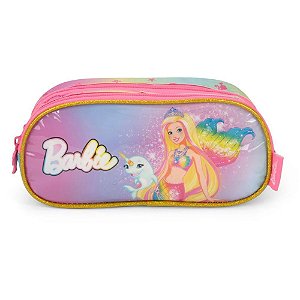 Estojo Tecido Barbie GD 2ZÍPERES VD (6931759218412)